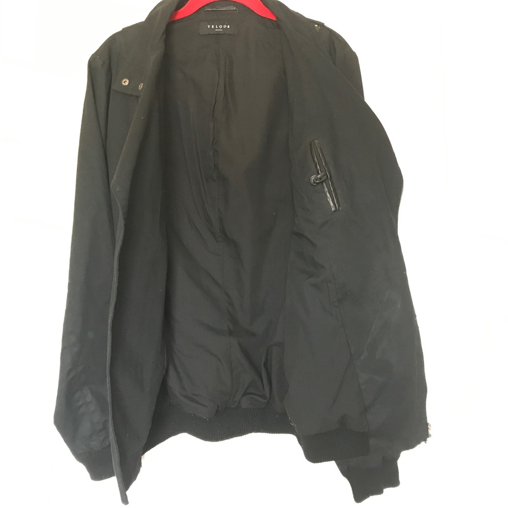Velour Black Lightweight Jacket - image 6